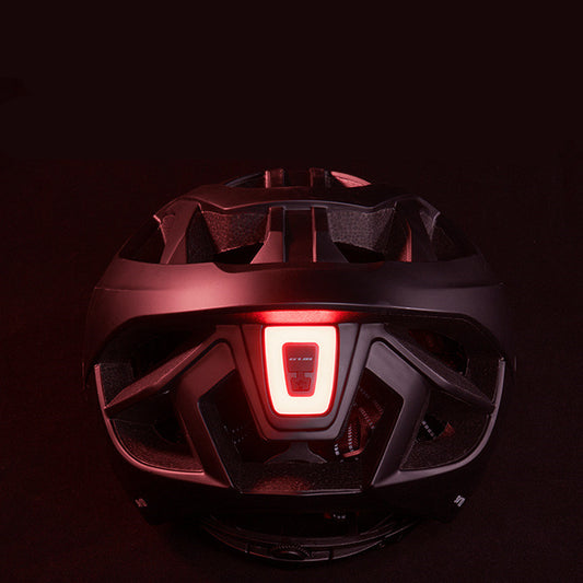 Casco bike con luce led incorporata